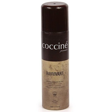 Ravvivant odświeżacz farba do zamszu i nubuku czarny w sprayu Coccine