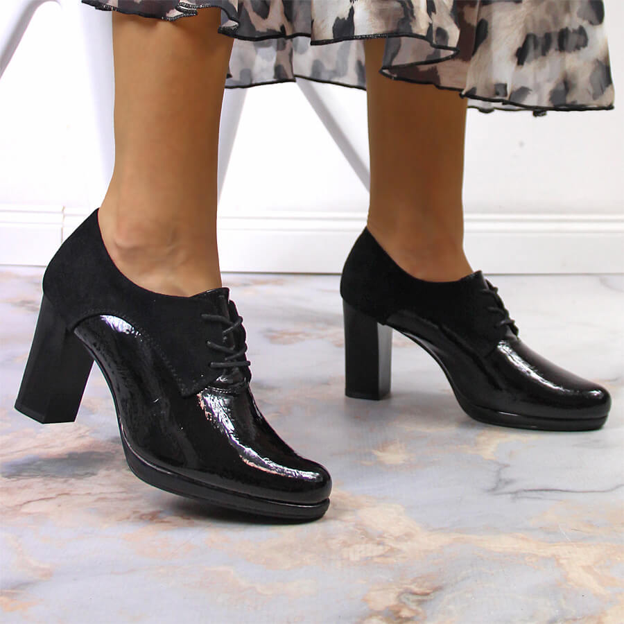 Kayla Shoes Wysokie buty na obcasie czarny W stylu casual Obuwie Kozaki Wysokie buty na obcasie 